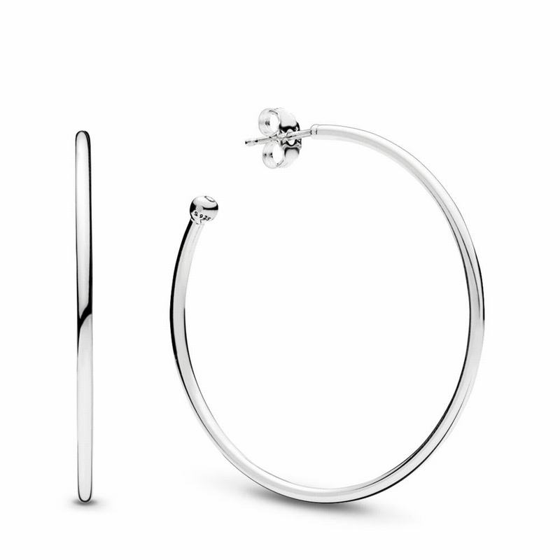 Pandora Hoops Of Versatility Hoop Earrings - Sterling Silver - Canada | JE2053LY